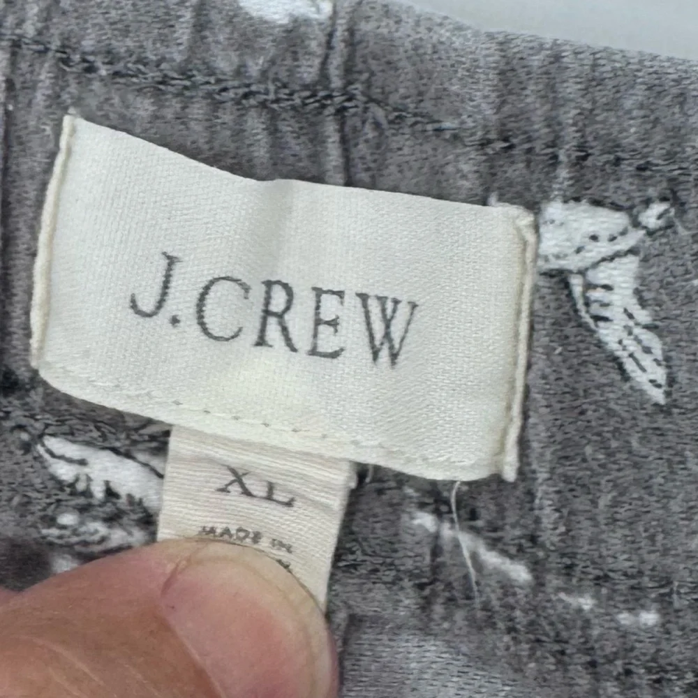 J. Crew Gray Pajama Pants with‎ Elastic Waistband